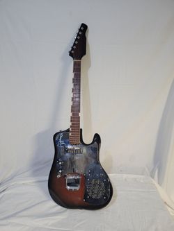 Vintage Teisco / Silvertone 1487 Amp-In-Guitar • Gold Foil TRADE?