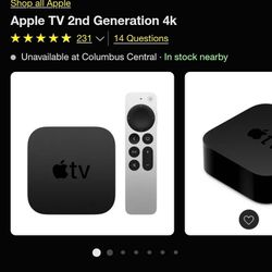Apple TV Normal Wear No Remote No Cords As Is 