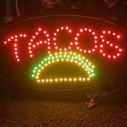 Led Taco Light Up Sign