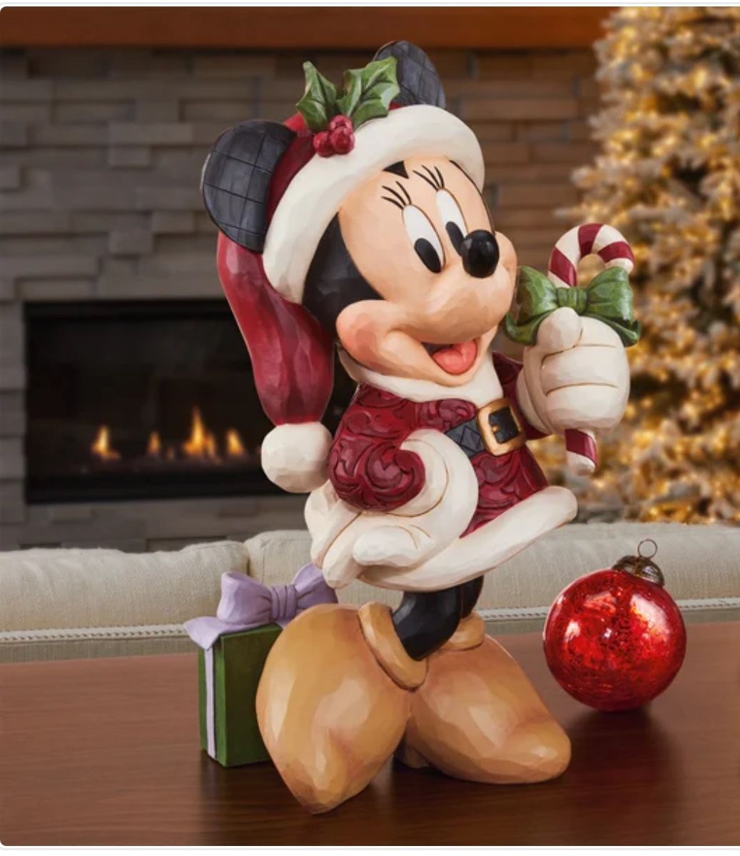 17” Disney Minnie Mouse Holiday Statue by Jim Shore