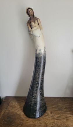 Rare Vintage Ceramic Angel Sclulpture