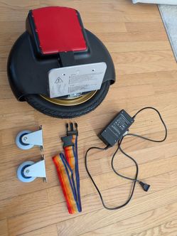 14” Electric Unicycle EUC – Working – Charger + Training Wheels