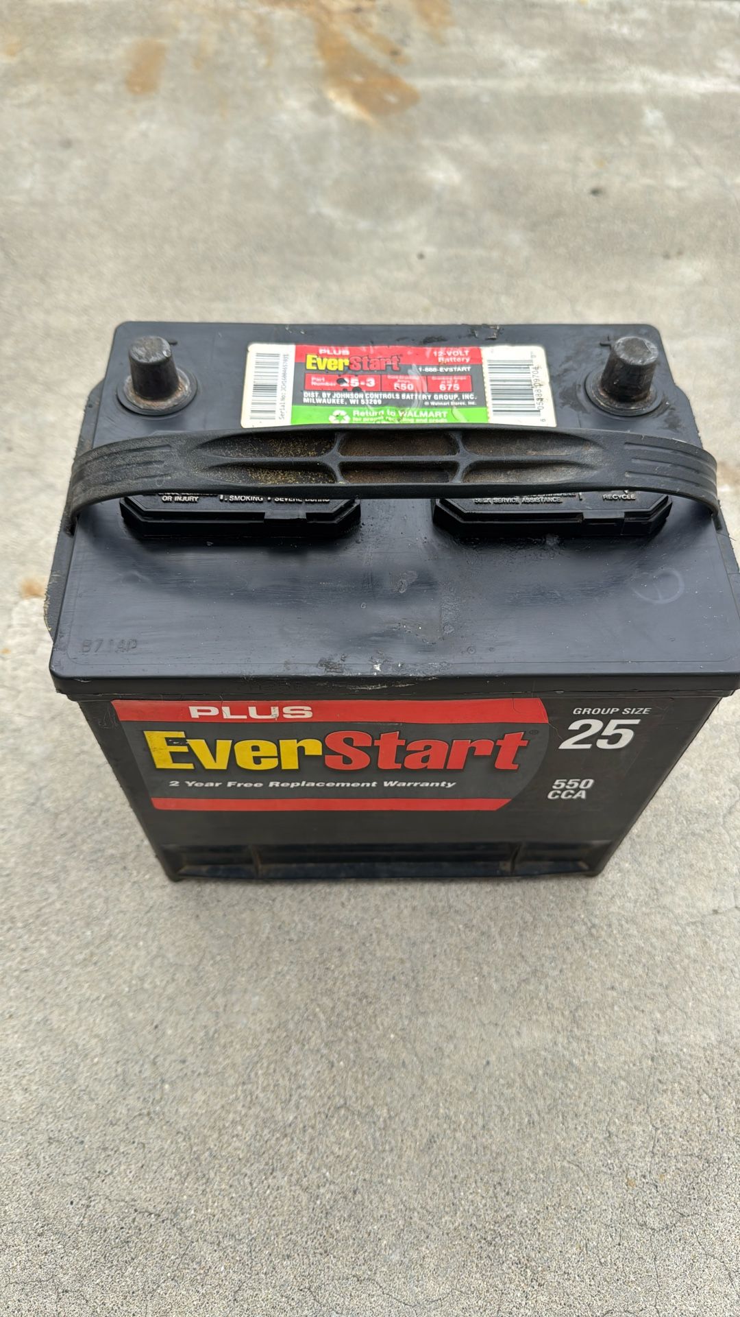 Car Battery Group Size 25