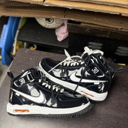 Nike Air Force 1 Mid Off White Black 