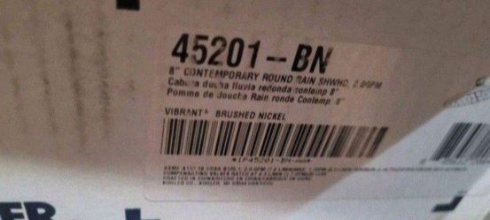 Kohler Traditional Round Rain Can Shower Head In Brushed Nickel