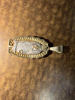 3 carat natural diamonds 14k Mary Pendant