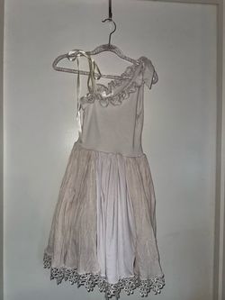 Dollcake Oh So Girly Girls Boutique Dress – Ivory Lace & Ribbon – Approx. Size 6 – $35
