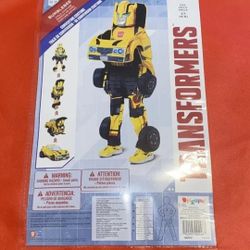 Transformer BumbleBee Halloween Costume Deluxe Size S/P 4-6