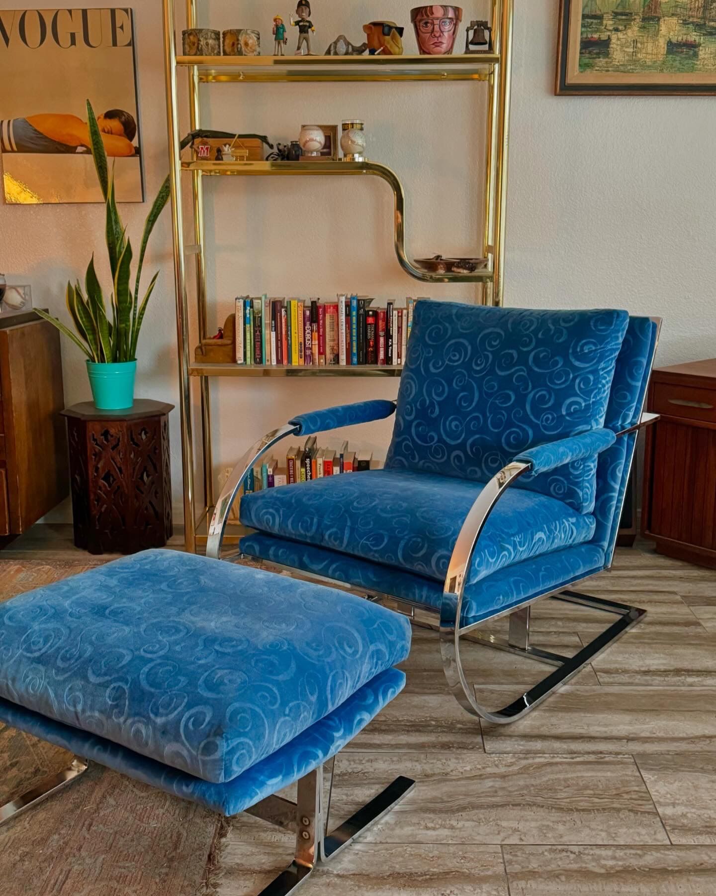 Milo Baughman Lounge Chair And Ottoman