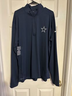Nike Dallas Cowboys 1/4 Quarter Zip Long Sleeve Dri Fit 2XL New w/Tags