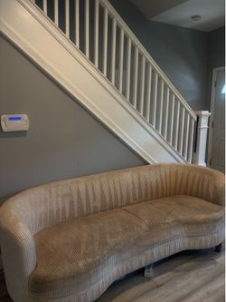 Sofa with a matching ottoman
