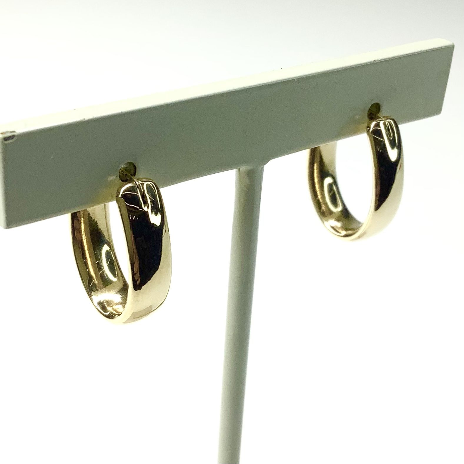 10K Yellow Gold Hoop Earrings