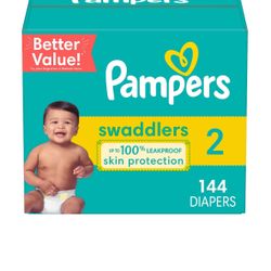 BRAND NEW PAMPERS SIZE 2 