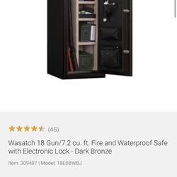 Wasatch 18 Gun Safe (Brand New) (50% Off)