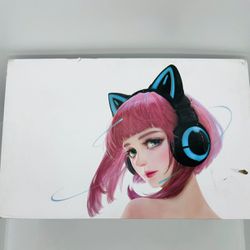 Yowu Selkirk Model Z 3G Cat Ear Wireless Bluetooth Gaming Headset Pink