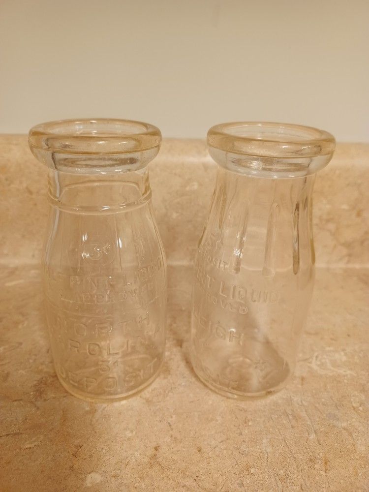 Vintage Milk Glasses