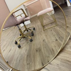Gold Cirlce Mirror 
