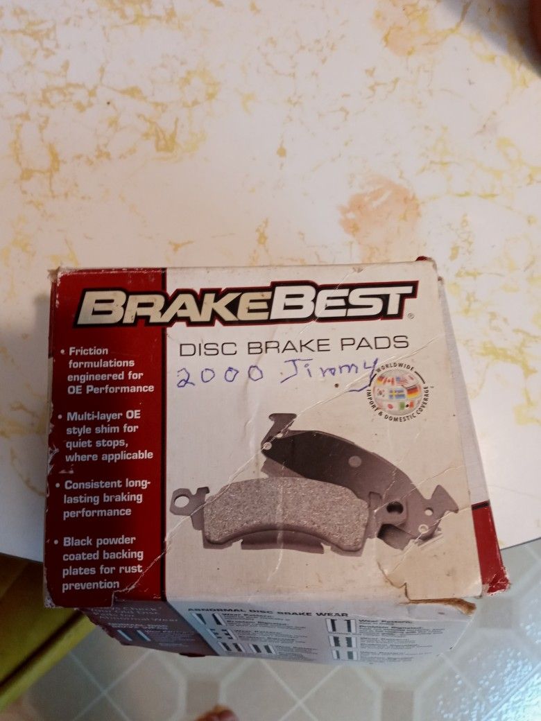 2000 Gmc Jimmy Rear Brake Shoes, New