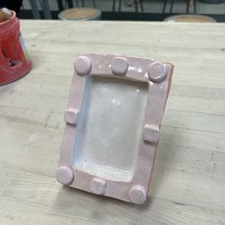 Ceramic picture frame