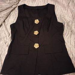 Vest Blouse
Black