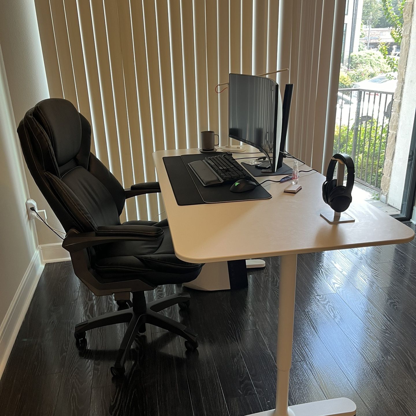 IKEA (BEKANT) Desk & Chair (LazyBoy)