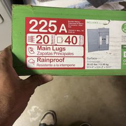 Square D Sub Panel 225 Amp 20 Space Main Lugs 