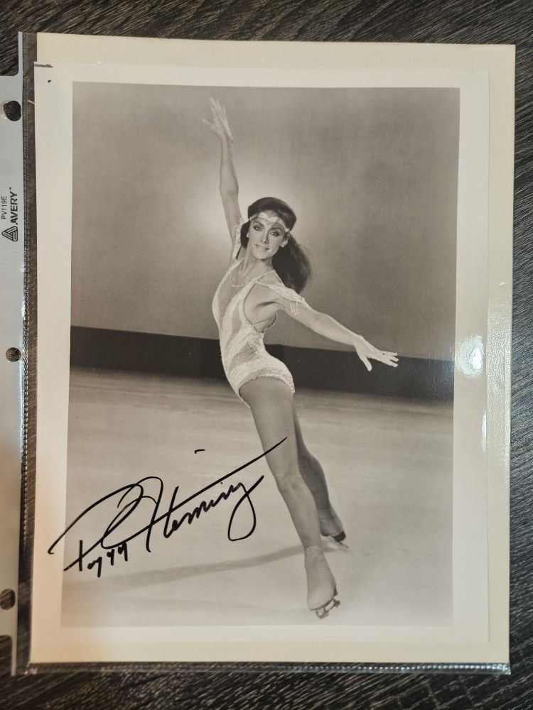 Signed Peggy Fleming 8x10 Photo Autograph Picture Olympic Ice Skater Auto