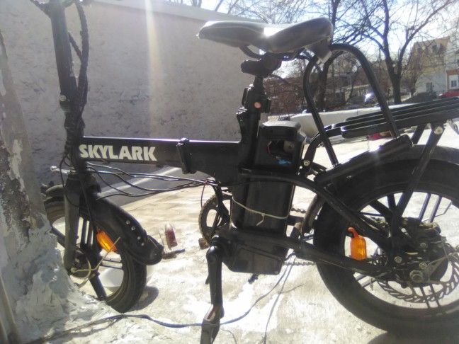 Skylark Electric E-bike Fold Up 