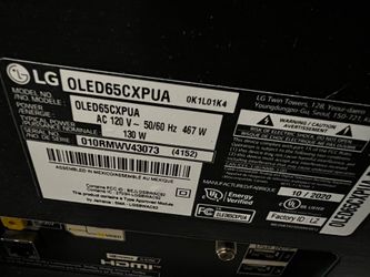 65” TV OLED65CXPUA