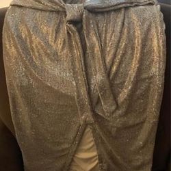 Express Metallic Skirt