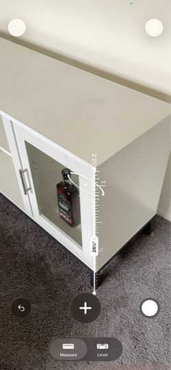 White cabinet / TV stand