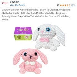 New in box Geynaw crochet kit for beginners 