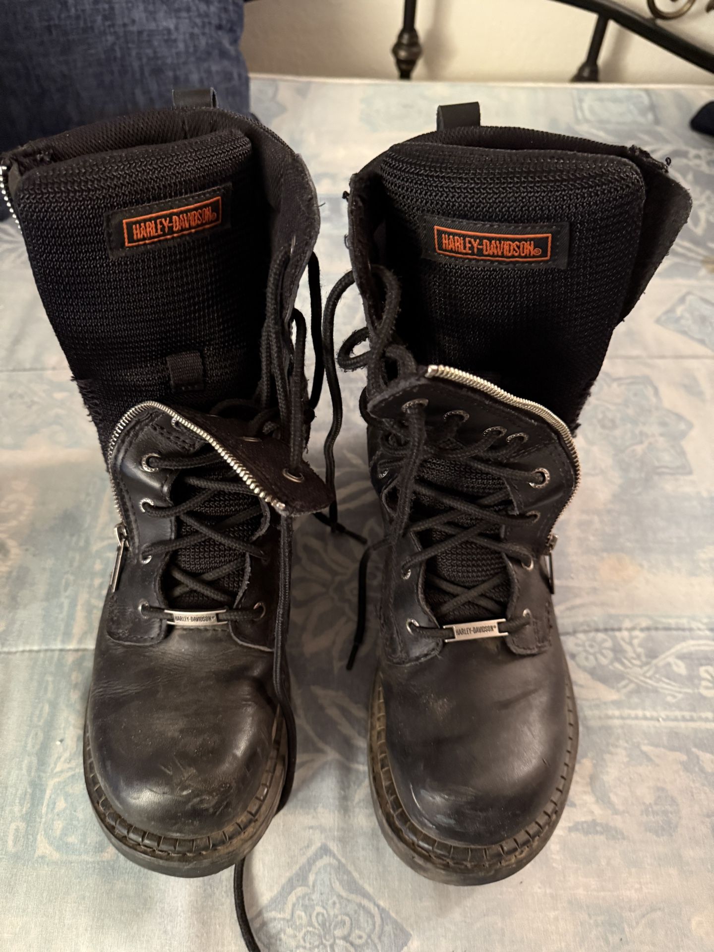 Harley Davidson Zip Boots