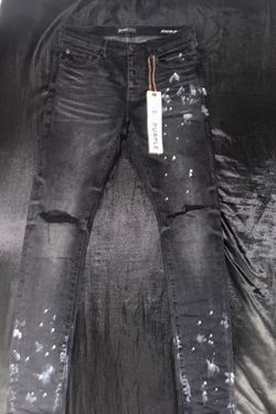Black Purple Jeans