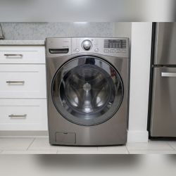 LG Steam Washer & Dryer W/ Pedestal - Fair - Durham, NC