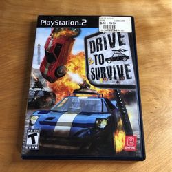 PlayStation 2 / PS2 - Drive To Survive