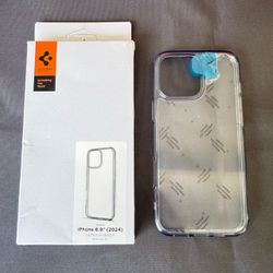 iPhone 16 Pro Max Spigen Ultra Hybrid Phone Case Matte Black/clear