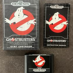 Ghostbusters – Sega Genesis – Complete w/ Case & Manual – Tested