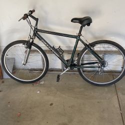 Cannondale Mountain Bike With Front Shocks  Dark Green 