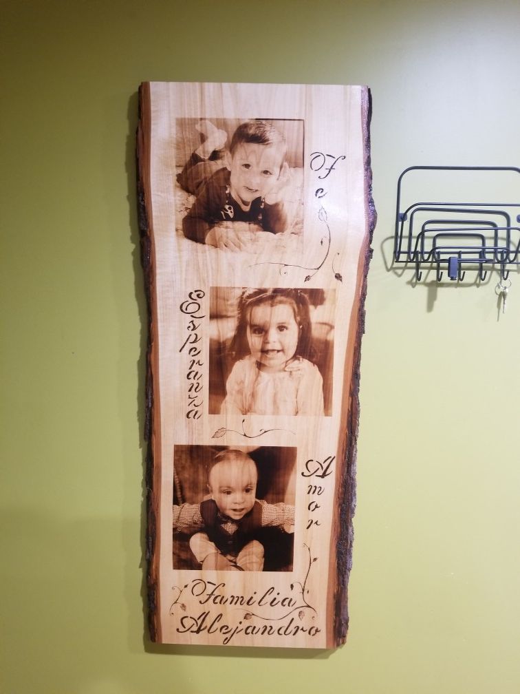 Customs burn wood stub