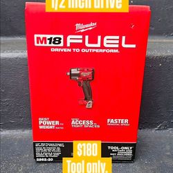 Milwaukee 1/2 mid torque impact