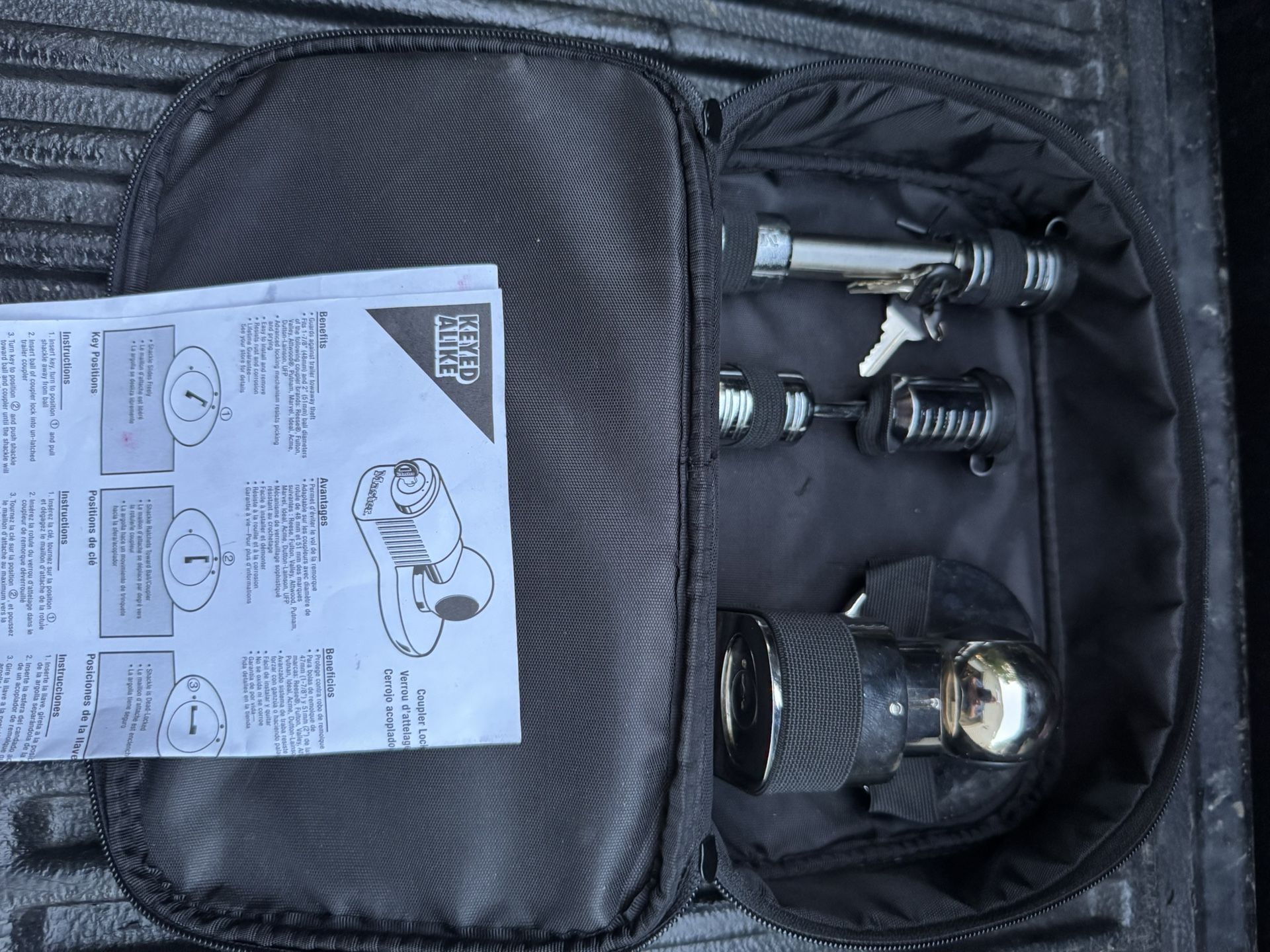 Trailer Locks For Hitch And Receiver 