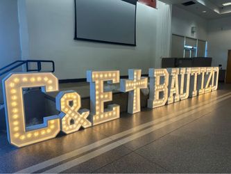 Large Marquee Light-Up Letter Signs