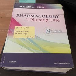 Pharmacology for nursing 8th edition