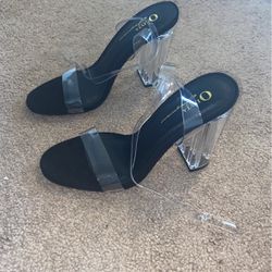 Brand New Black & Clear Heels