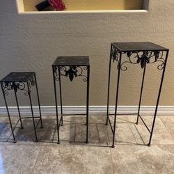 Decorative metal stands 