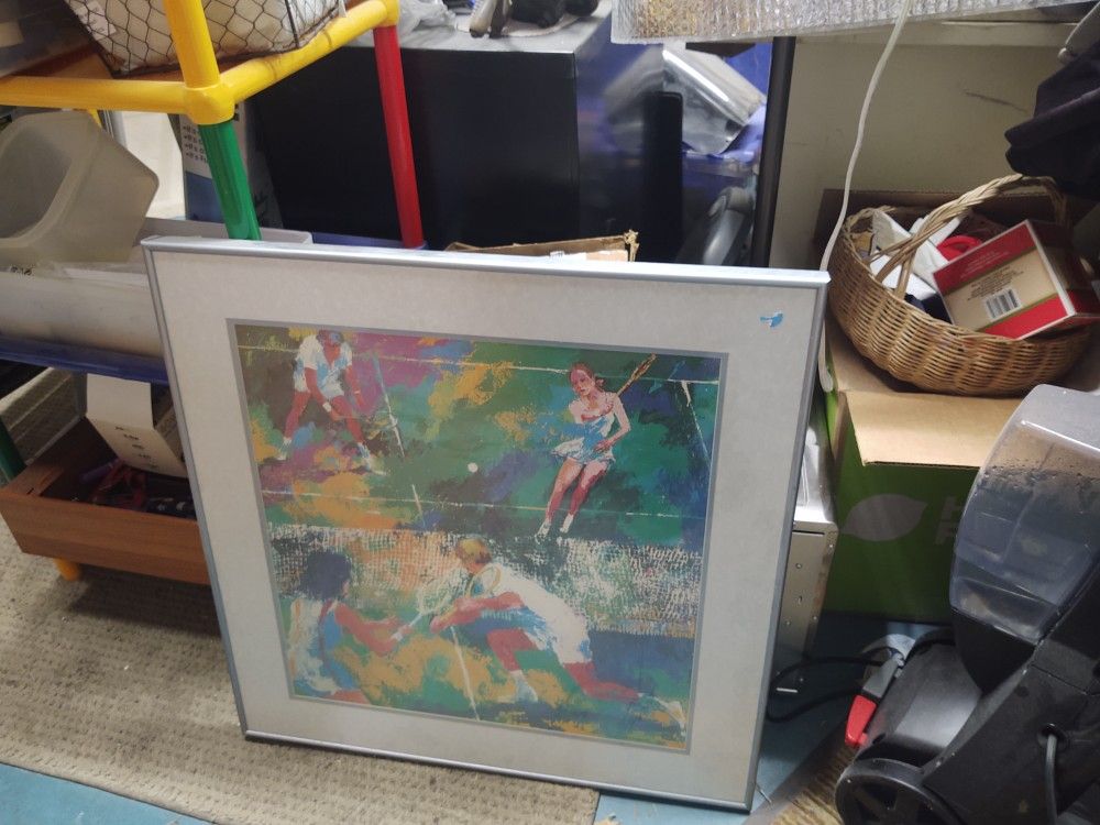 Tennis Anyone. Leroy Neiman