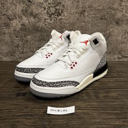 Jordan 3 Retro White Cement Reimagined GS Size 6Y nike air 2023 og