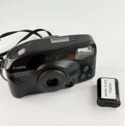 Canon Sure Shot Zoom-S 35mm Point Shoot Film Camera Tested New Battery