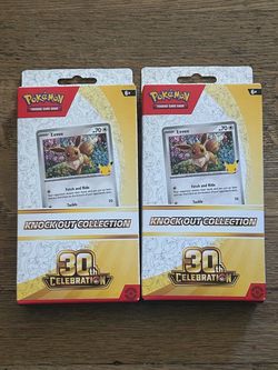 Brand New Pokemon TCG 30th Anniversary Celebration Knock Out Collection